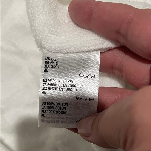 Hotel Collection White Waffle Robe - Picture 2 of 3